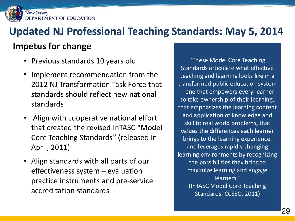 new jersey department of education updated