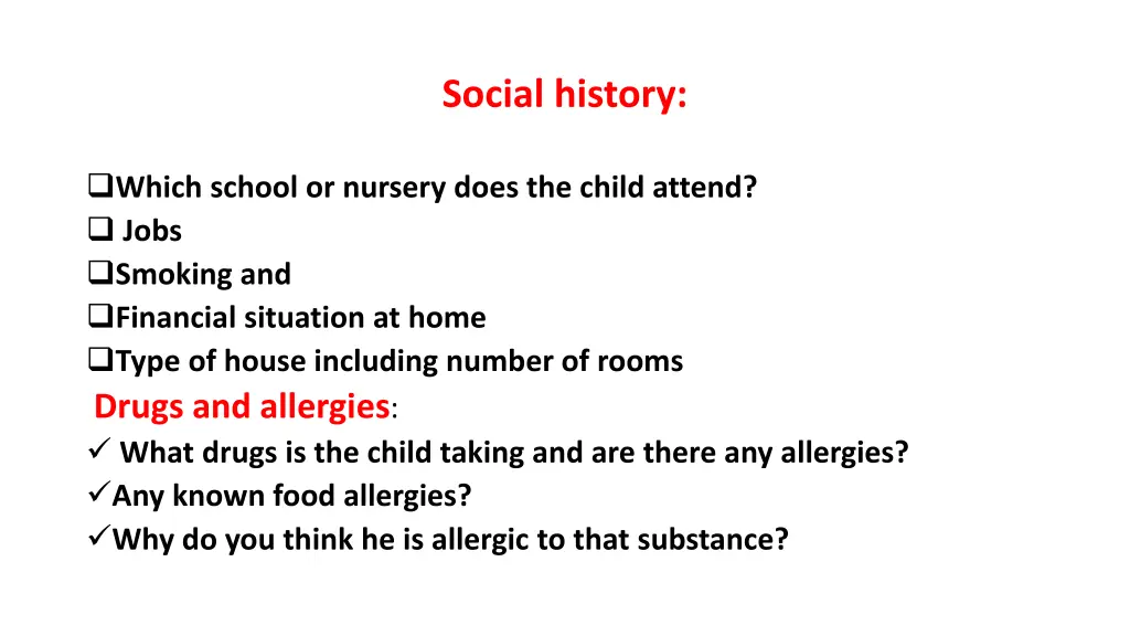 social history