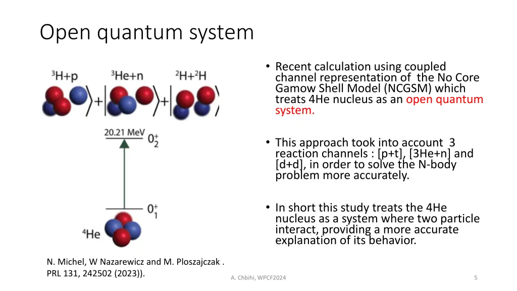 open quantum system