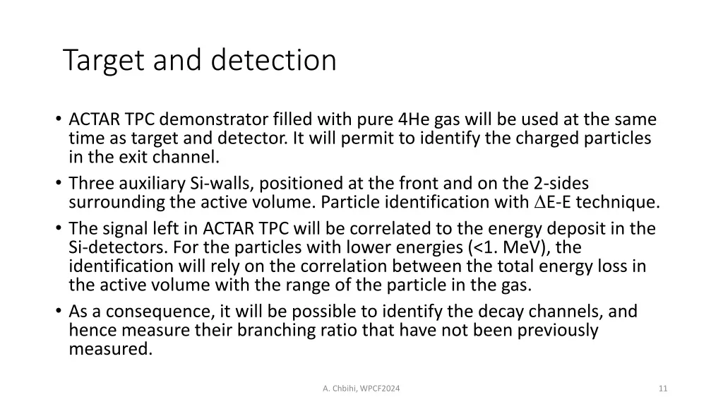 target and detection