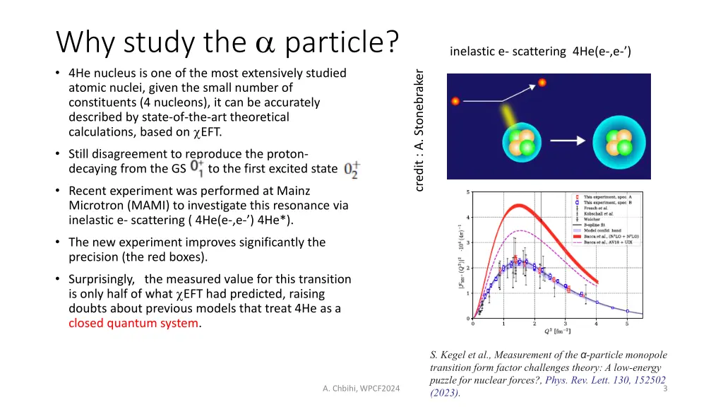 why study the particle 4he nucleus