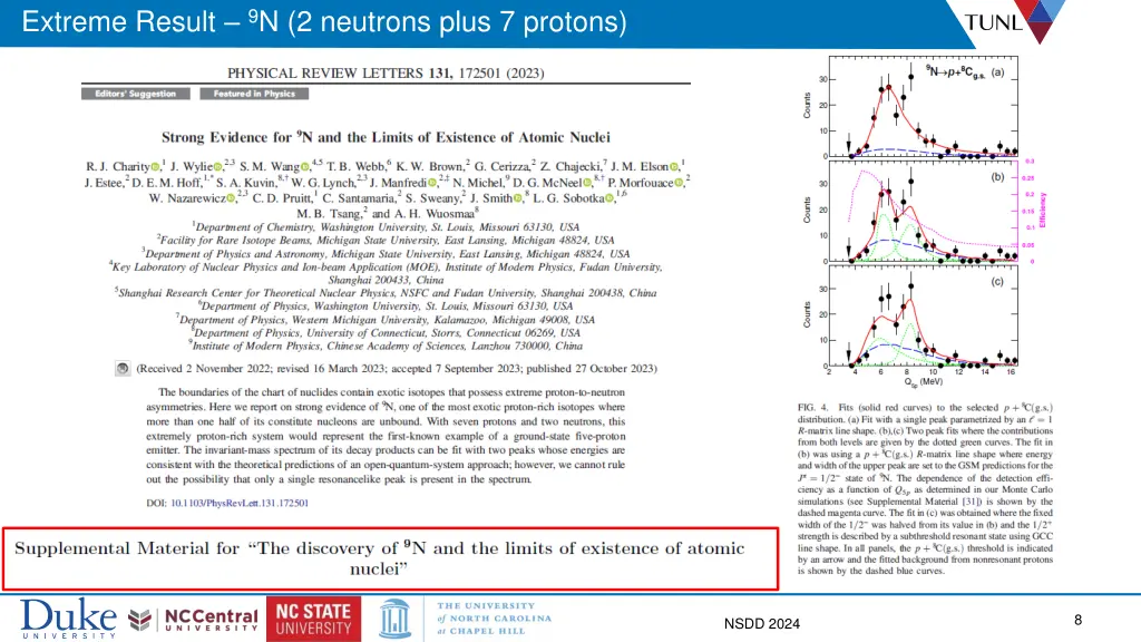 extreme result 9 n 2 neutrons plus 7 protons