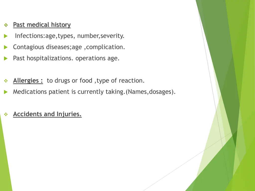 past medical history