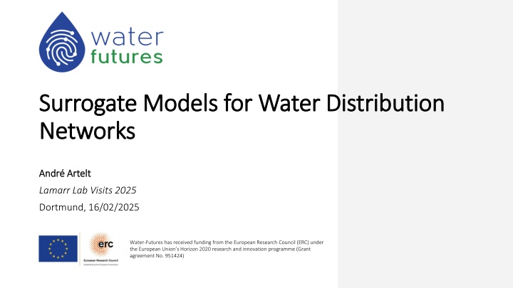 surrogate models for water distribution surrogate