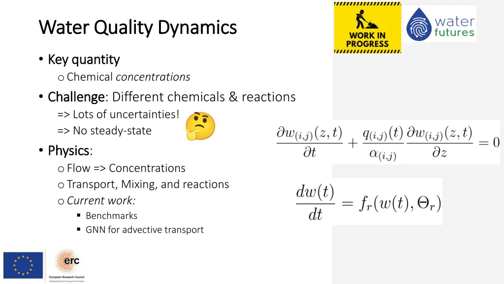 water quality dynamics water quality dynamics