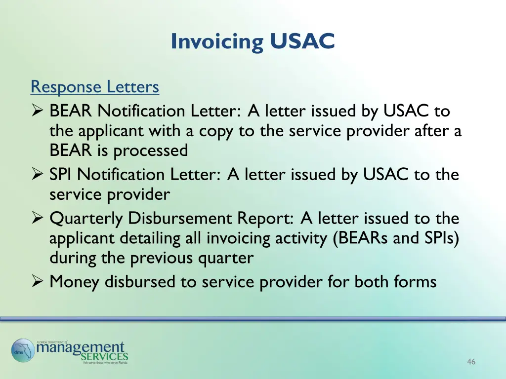 invoicing usac 1