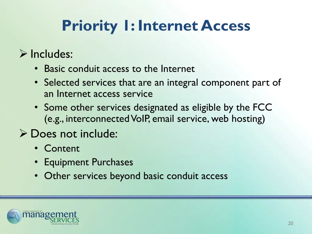 priority 1 internet access