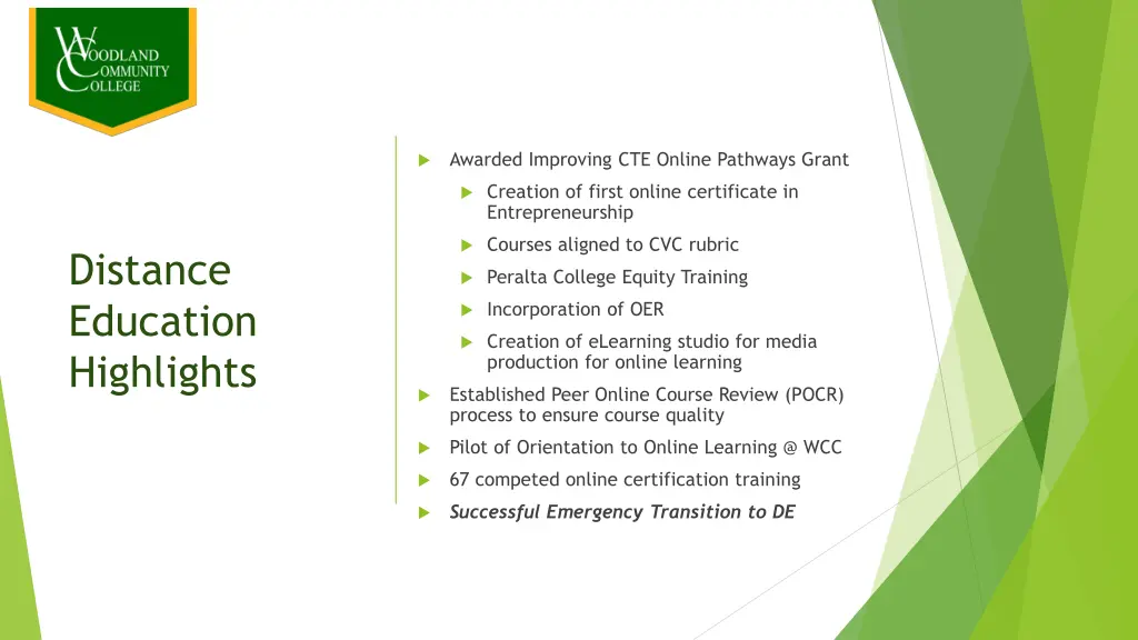awarded improving cte online pathways grant