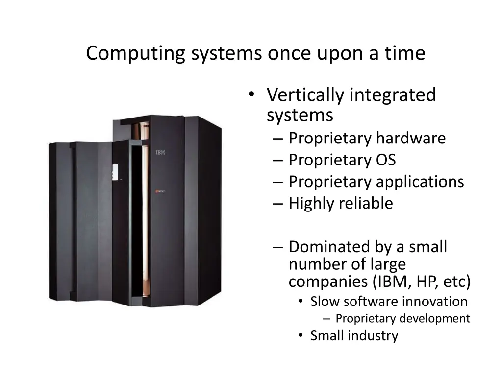 computing systems once upon a time