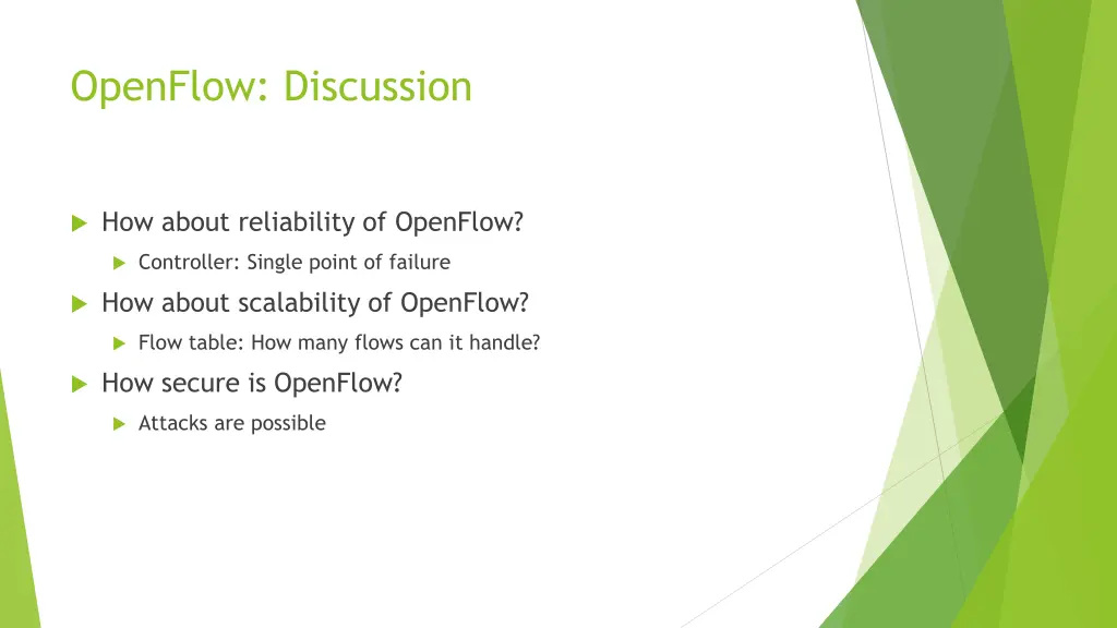 openflow discussion