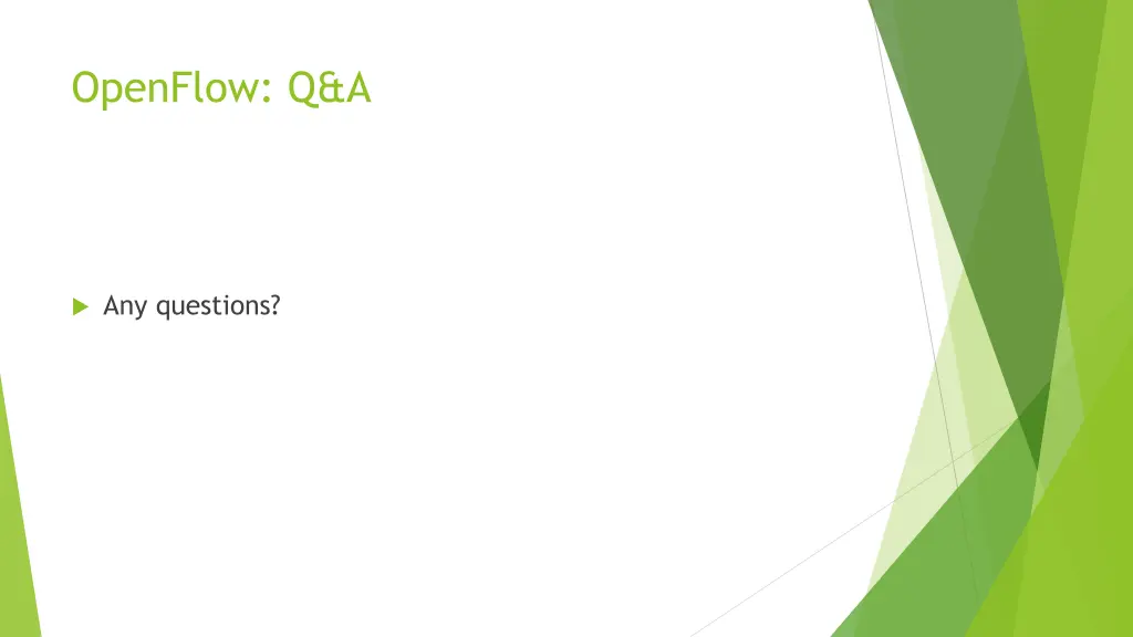 openflow q a