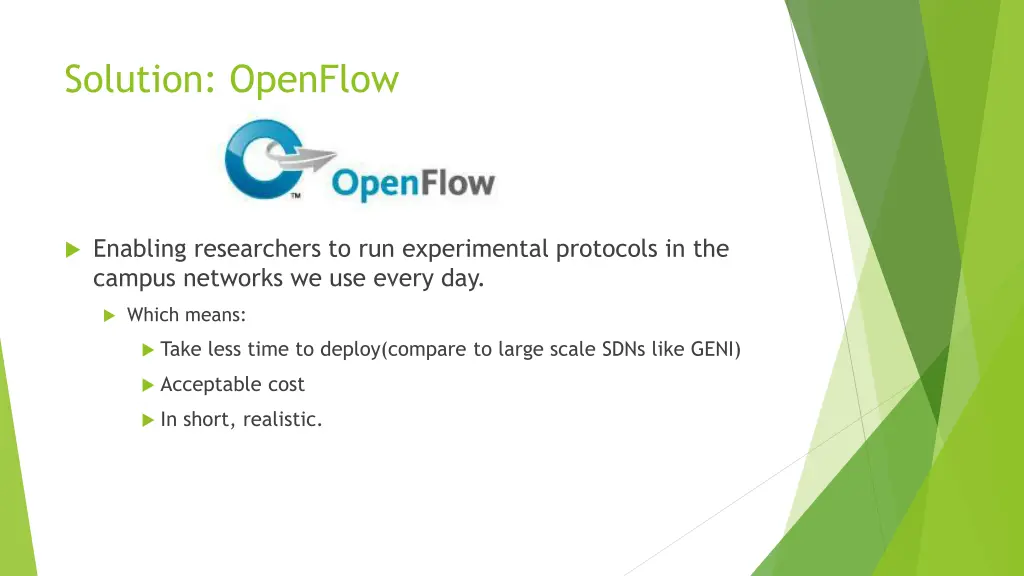 solution openflow