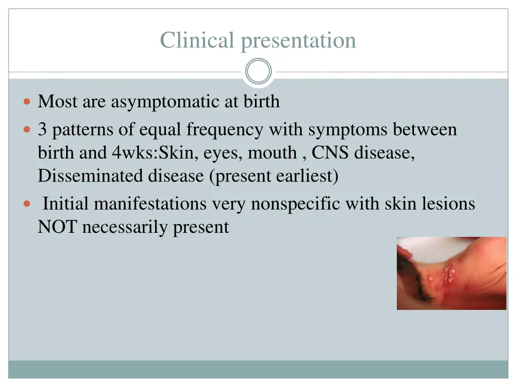 clinical presentation 2