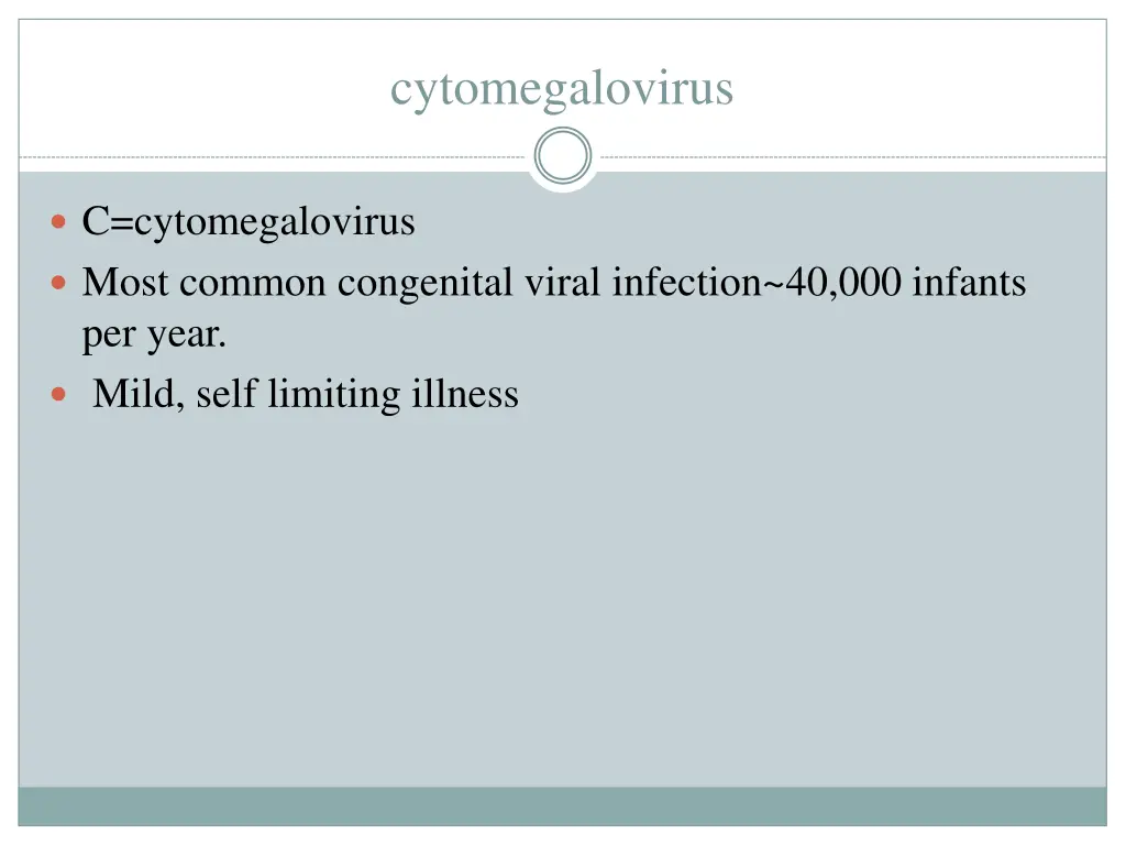 cytomegalovirus