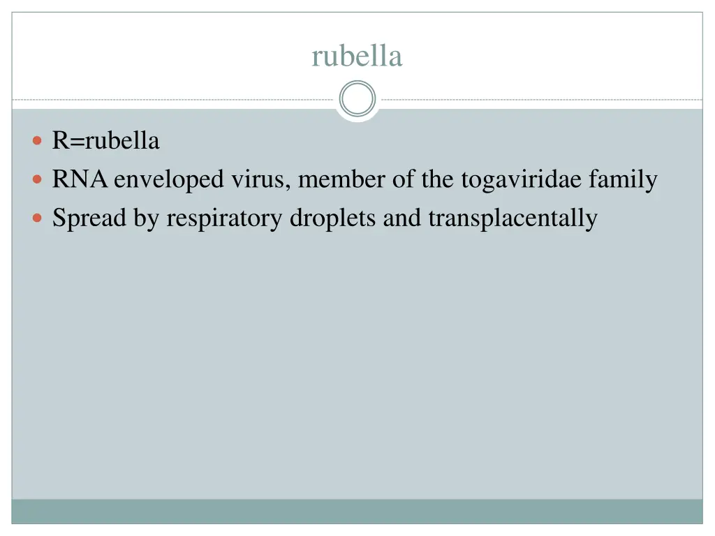 rubella