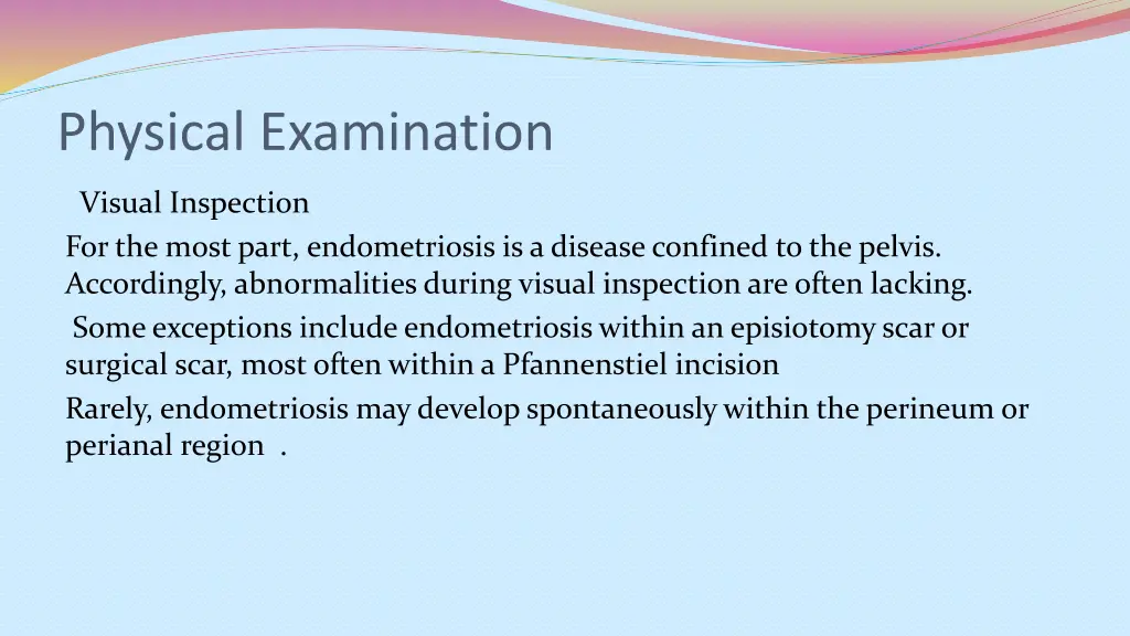 physical examination