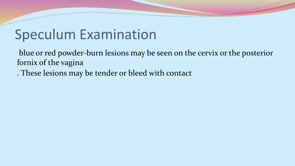 speculum examination