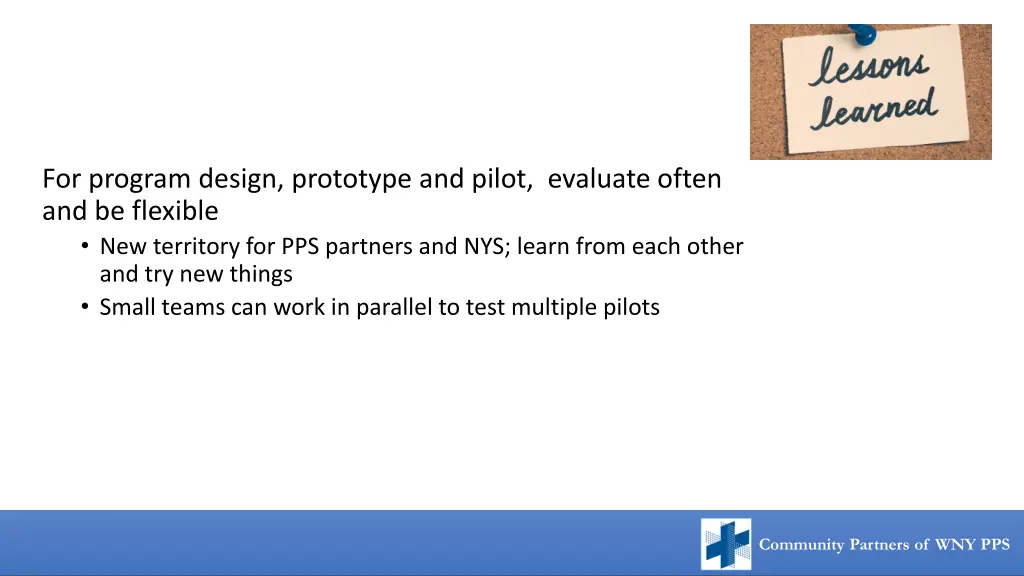 for program design prototype and pilot evaluate