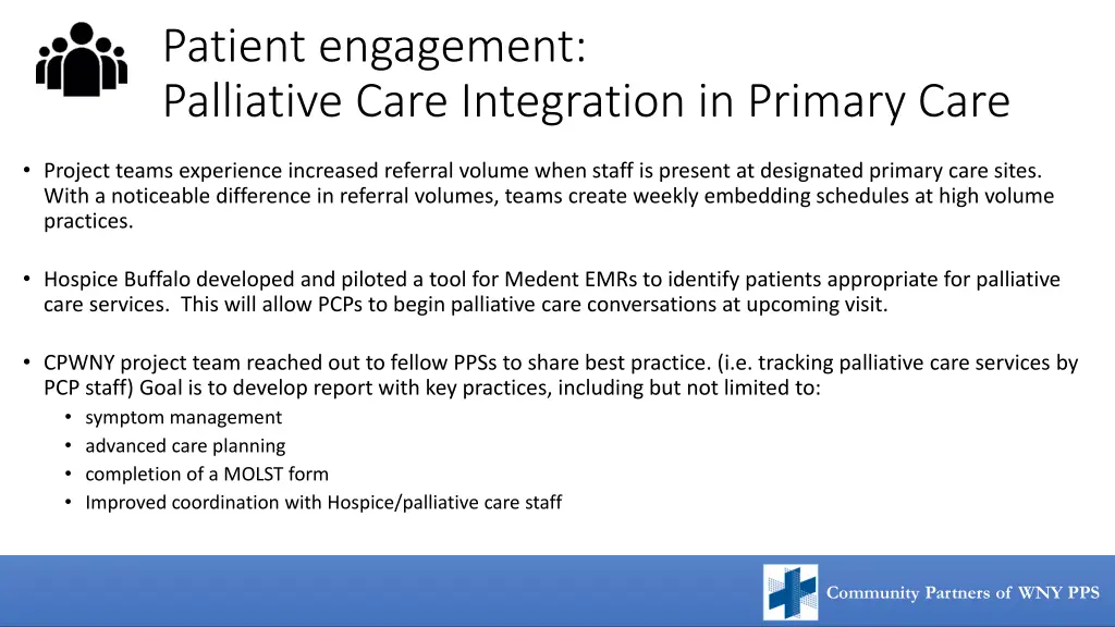 patient engagement palliative care integration