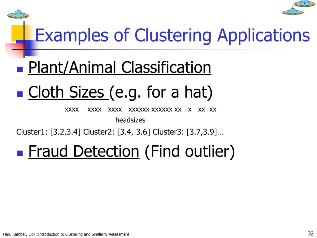 examples of clustering applications