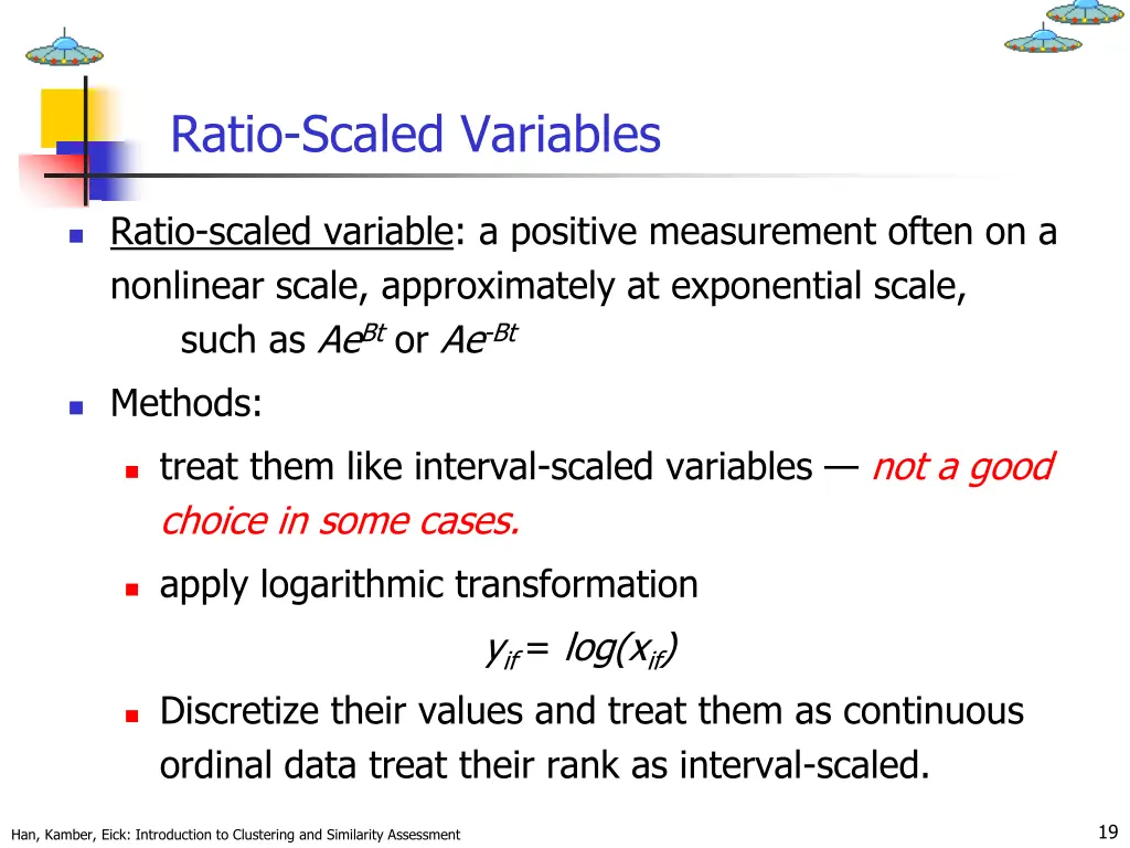 ratio scaled variables