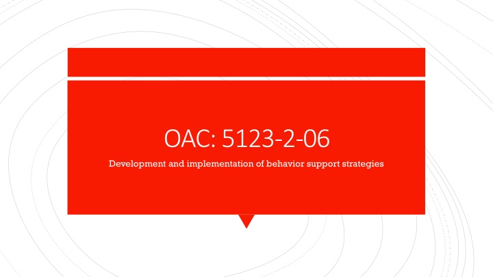 oac 5123 2 06 development and implementation