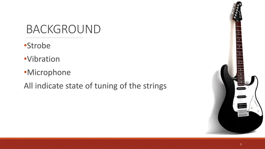 background strobe vibration microphone