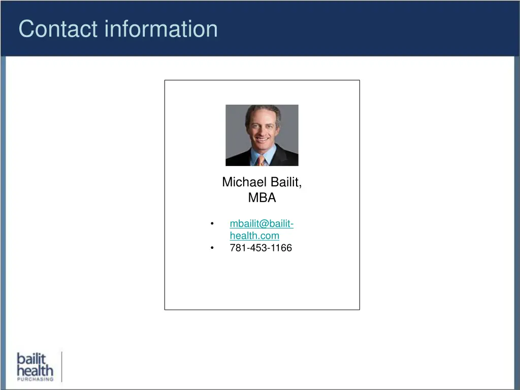 contact information