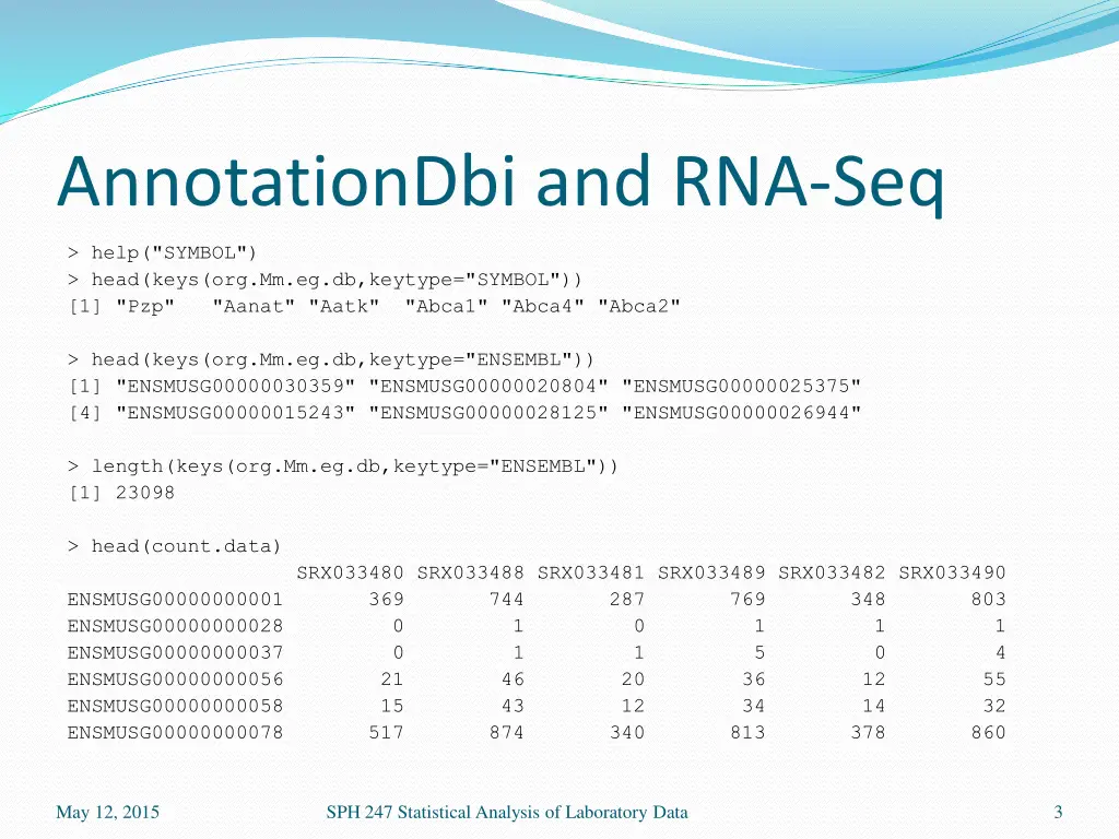 annotationdbi and rna seq 1