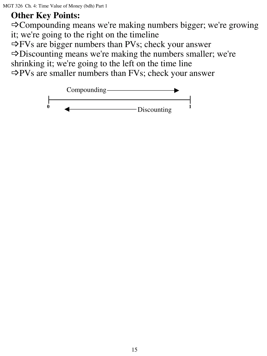 mgt 326 ch 4 time value of money bdh part 1 other