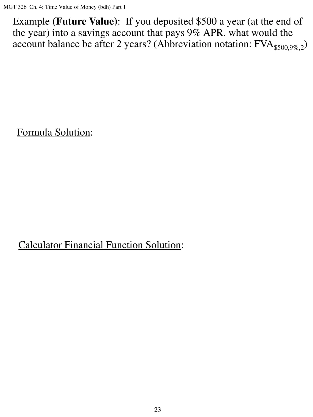 mgt 326 ch 4 time value of money bdh part 12