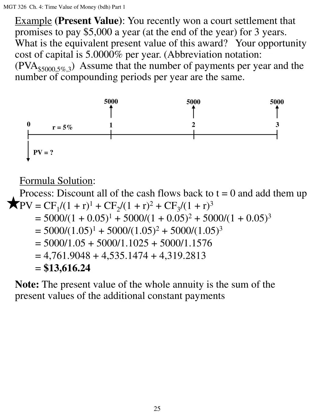 mgt 326 ch 4 time value of money bdh part 14