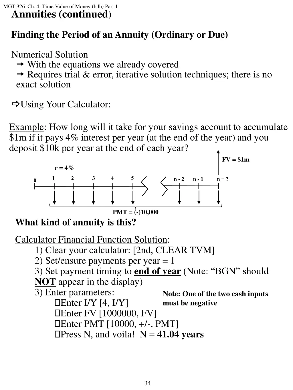 mgt 326 ch 4 time value of money bdh part 22