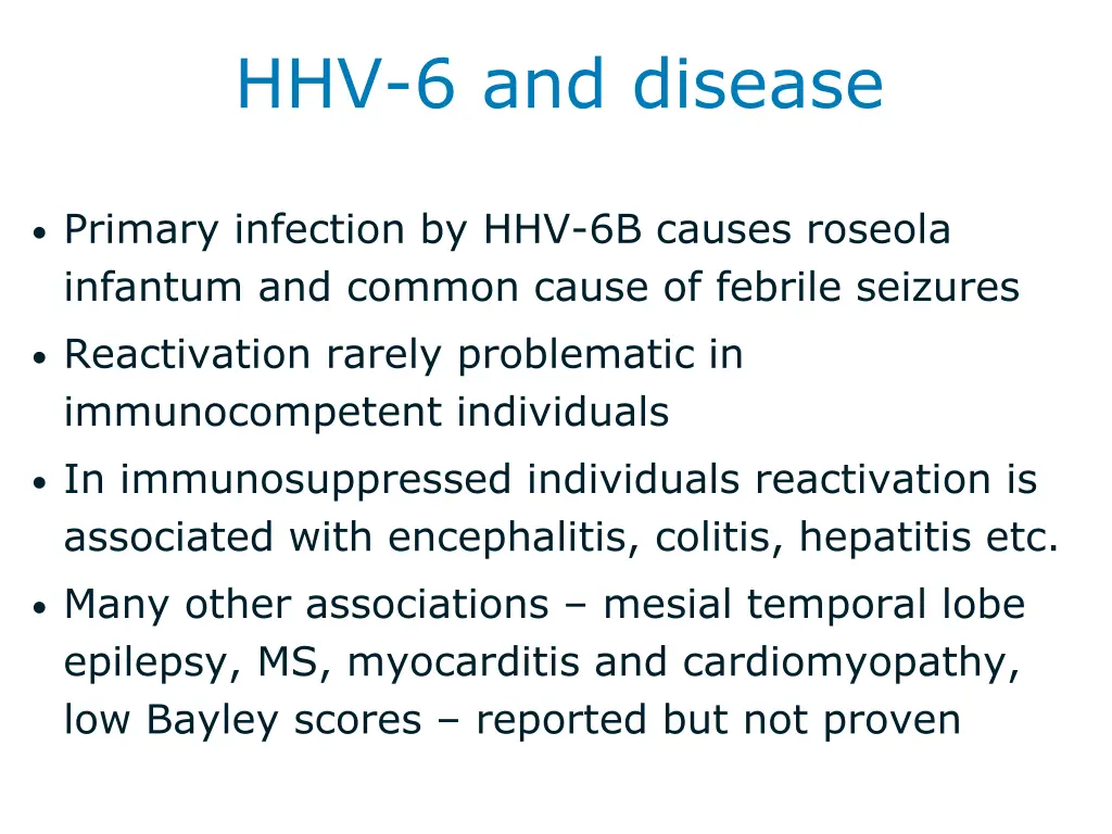 hhv 6 and disease
