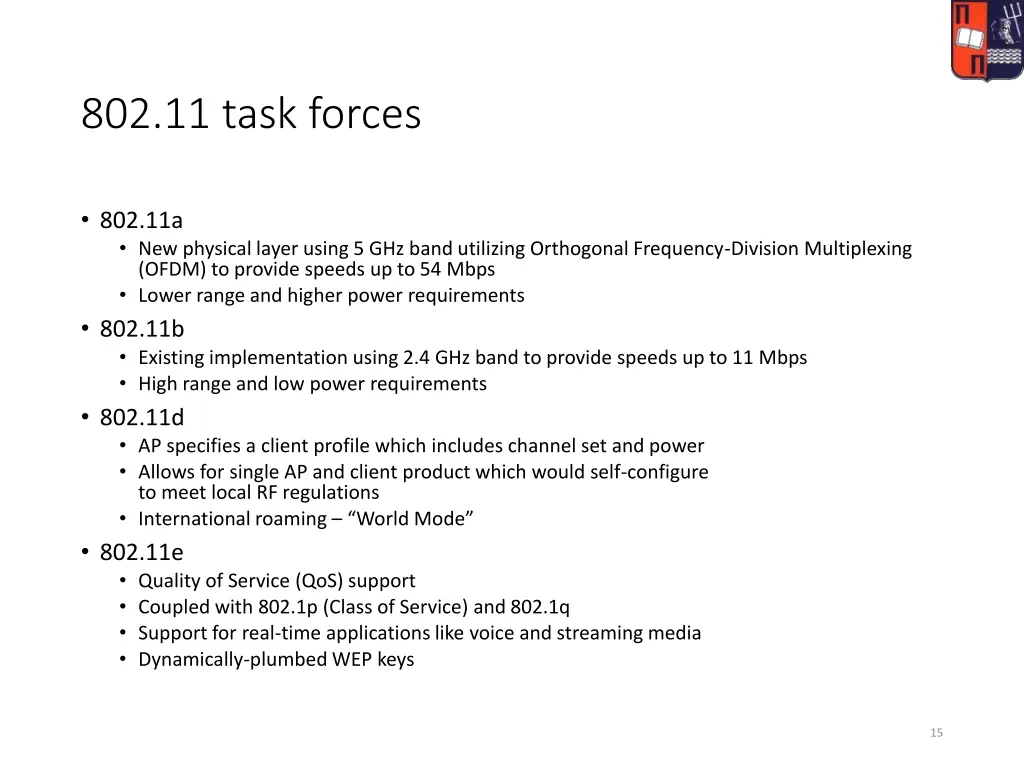 802 11 task forces