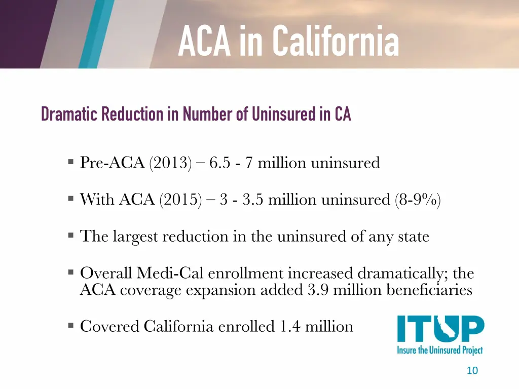 aca in california 1