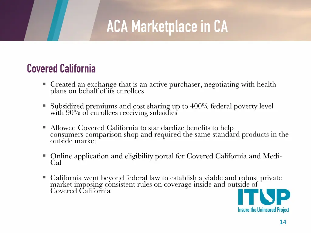 aca marketplace in ca