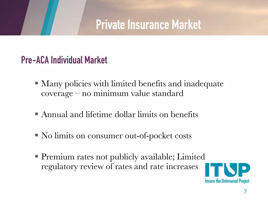 private insurance market
