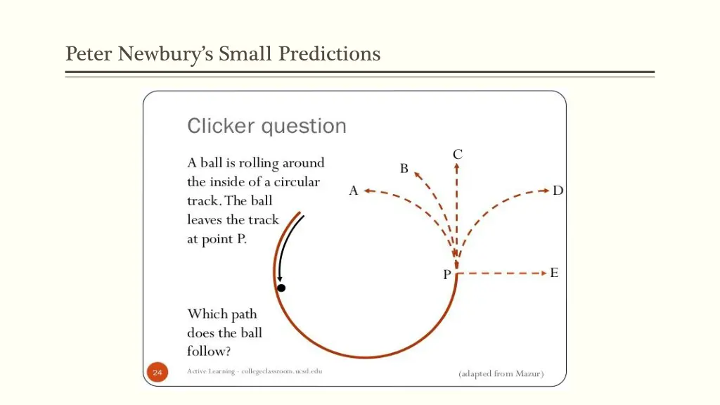 peter newbury s small predictions
