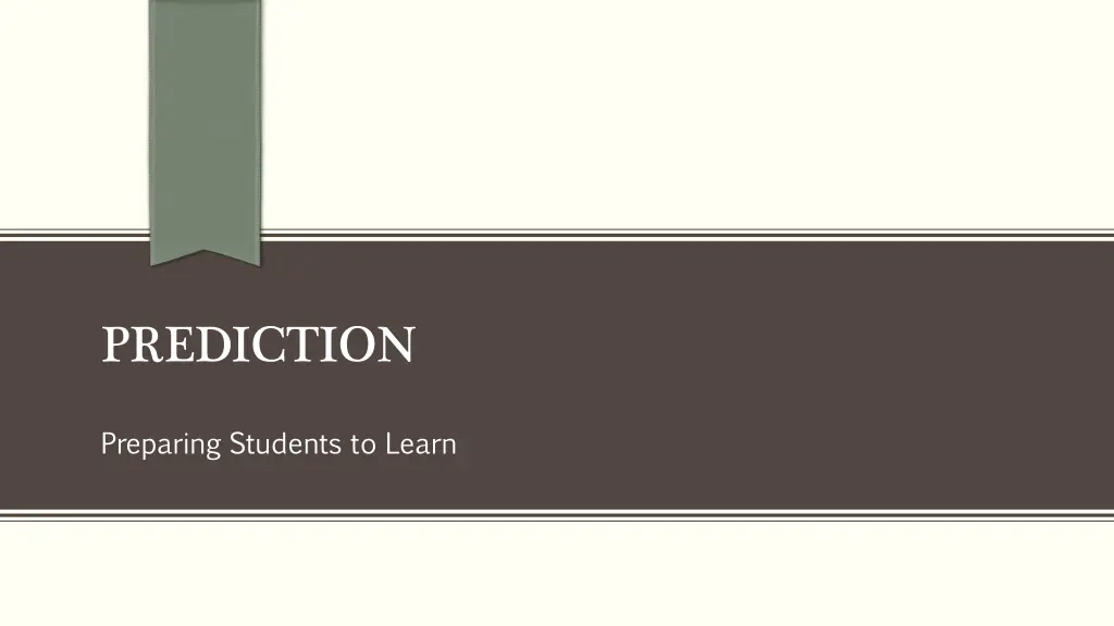 prediction