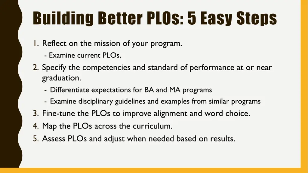 building better plos 5 easy steps