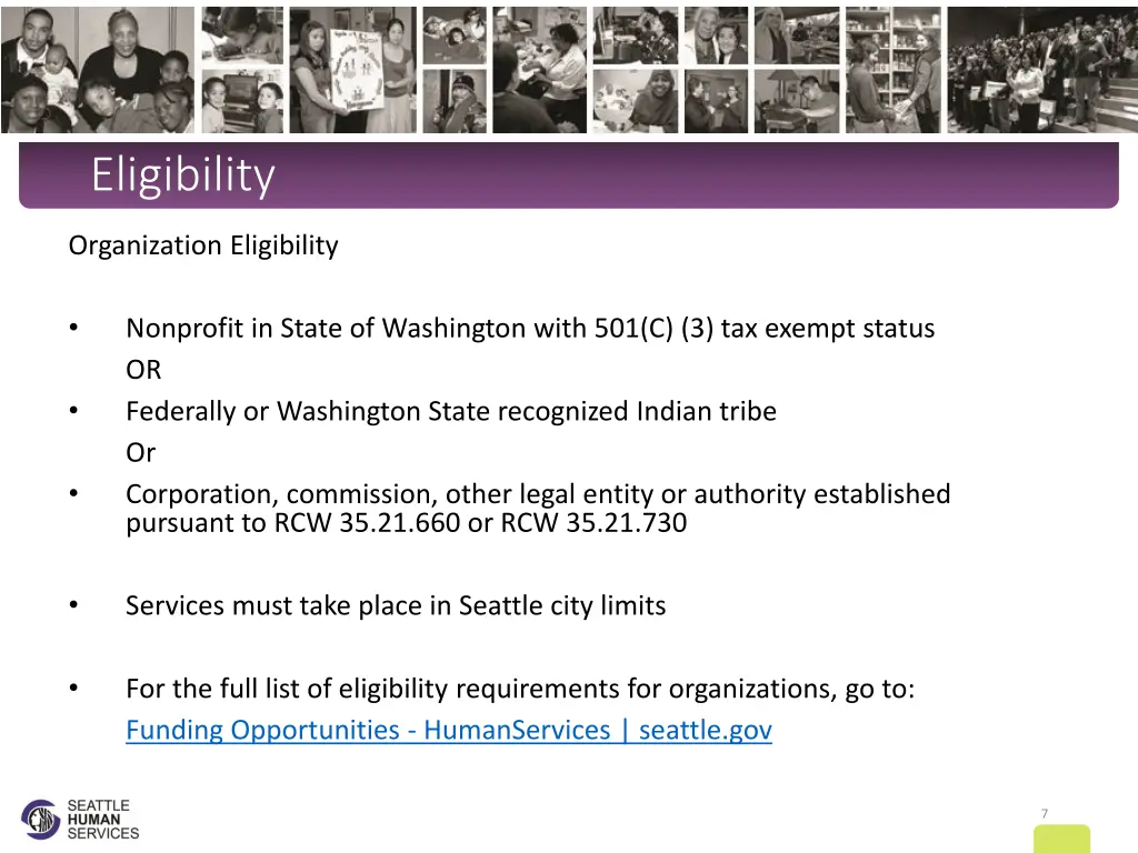 eligibility