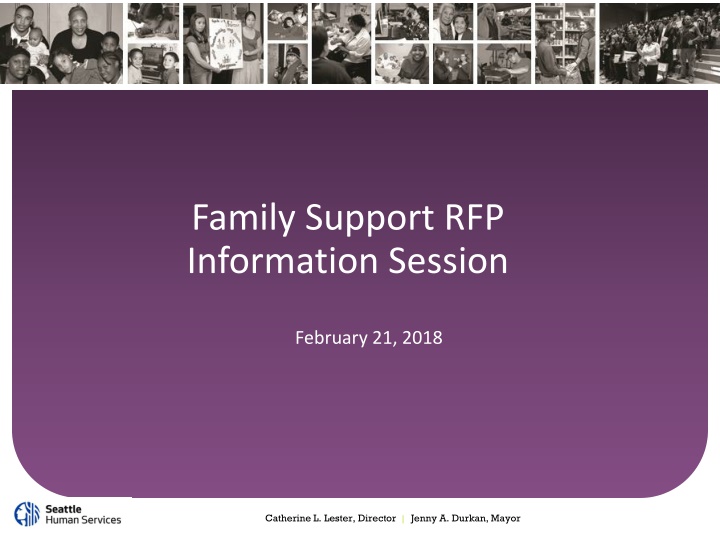 family support rfp information session