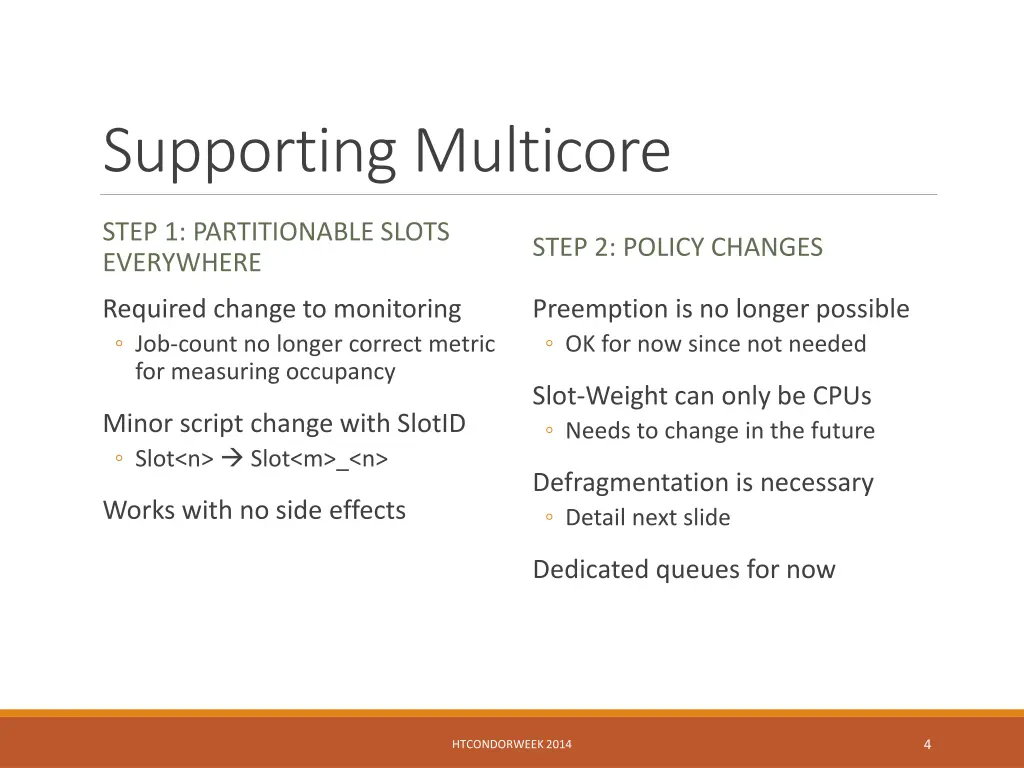 supporting multicore 1