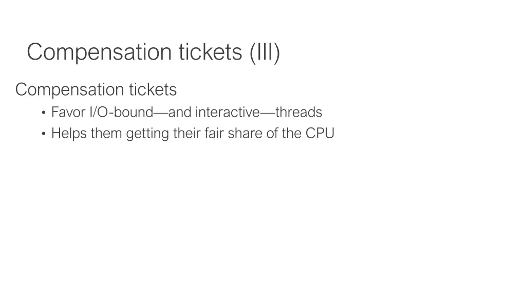 compensation tickets iii