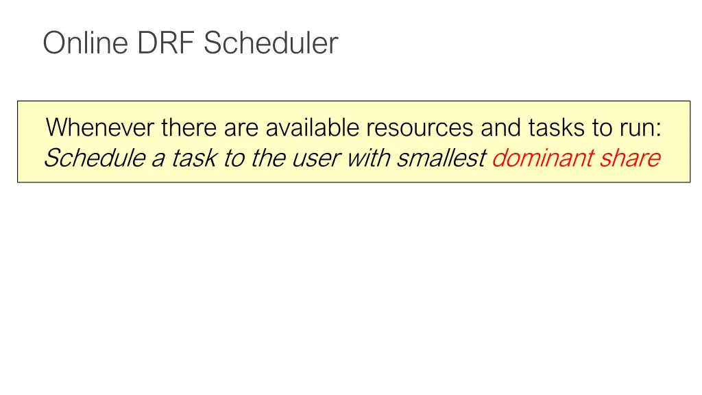 online drf scheduler