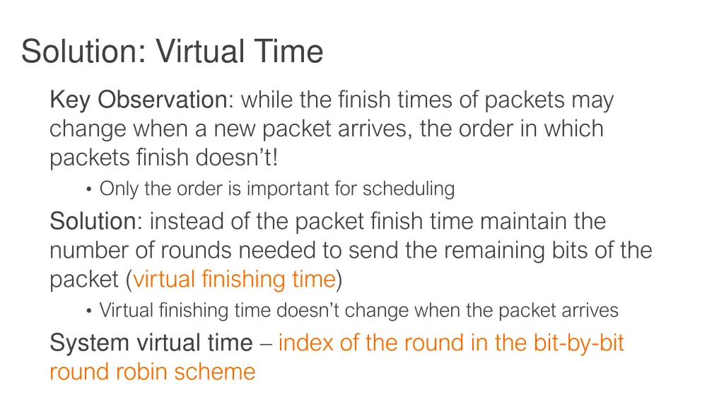 solution virtual time