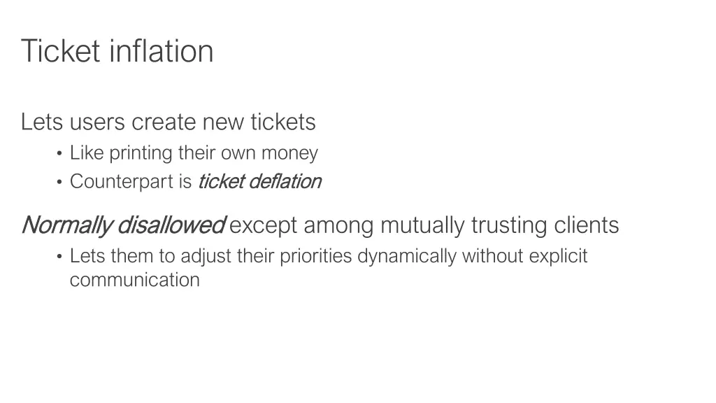 ticket inflation