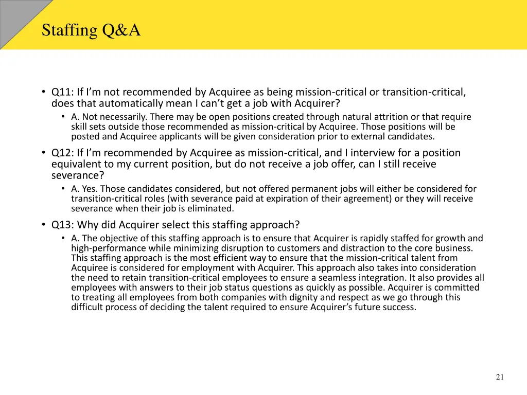 staffing q a 3