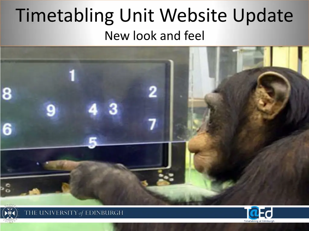 timetabling unit website update new look and feel